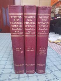 Webster's new international dictionary of the English language
韦氏新国际英语词典（第二版）