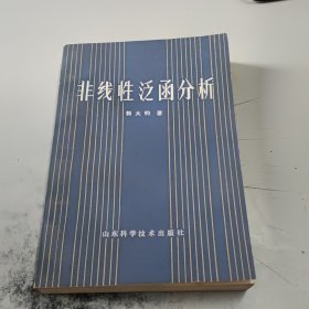 非线性泛函分析（正版二手书封皮有少许磨痕，有印章）