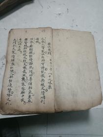 毛笔手写中药治病字体优美写满一册