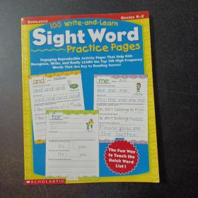 100 Write-And-Learn Sight Word Practice Pages——m9