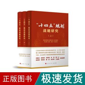 “十四五”规划战略研究（上、中、下册） 经济理论、法规 发展和改革委员会 组织编写 新华正版