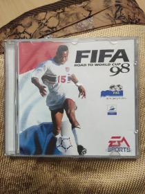 正版游戏光盘一FiFA 国际足联通往世界杯的路 98 美国艺电原版  新加波制造