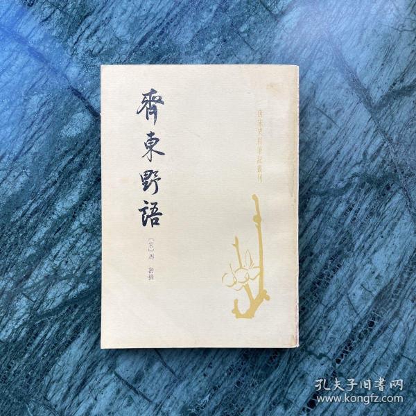 齐东野语