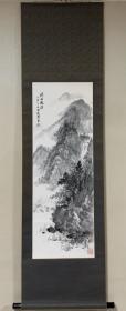 吴门画院院长潘国光山水挂轴