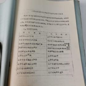 辽宁省棉麻科学研究所 1974年特早熟棉区棉花品种区域试验汇总