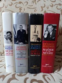 The Years of Lyndon Johnson by Robert A.Caro -- 罗伯特 卡洛《林登 约翰逊传》精装四卷全 极其厚重