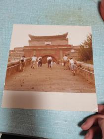 八十年代彩色大副老照片—泰山南天门