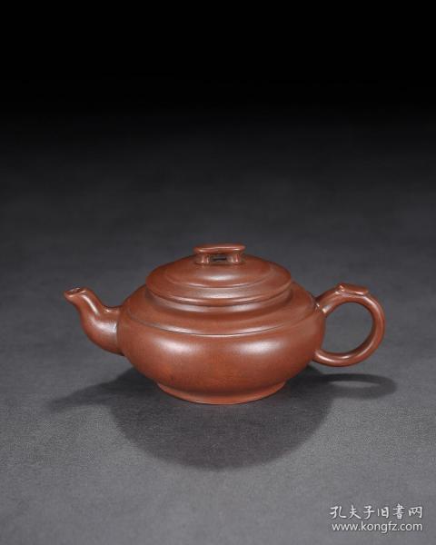 珍藏精品紫砂壶品名:上新桥底款:顾景舟尺寸:19/8cm 容量:450cc 紫砂