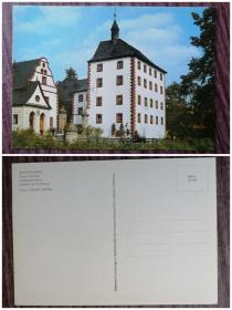外国明信片，德国原版，民居建筑，品如图。