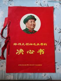 给伟大领袖毛主席的决心书(中央办的毛泽东思想学习班昆明班)