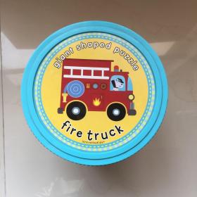 现货 GiantPuzzle - Fire Truck  巨型拼图 - 消防车   库存   外盒挤压