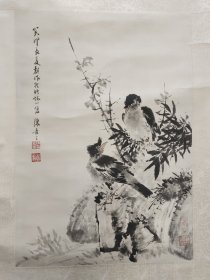 早期《明陈嘉言花鸟图轴》上海博物馆复制