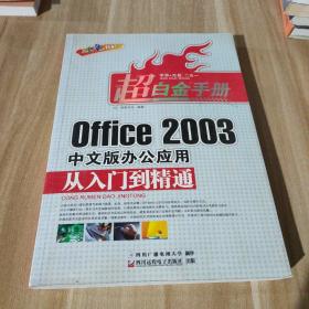 Office 2003中文版办公应用从入门到精通