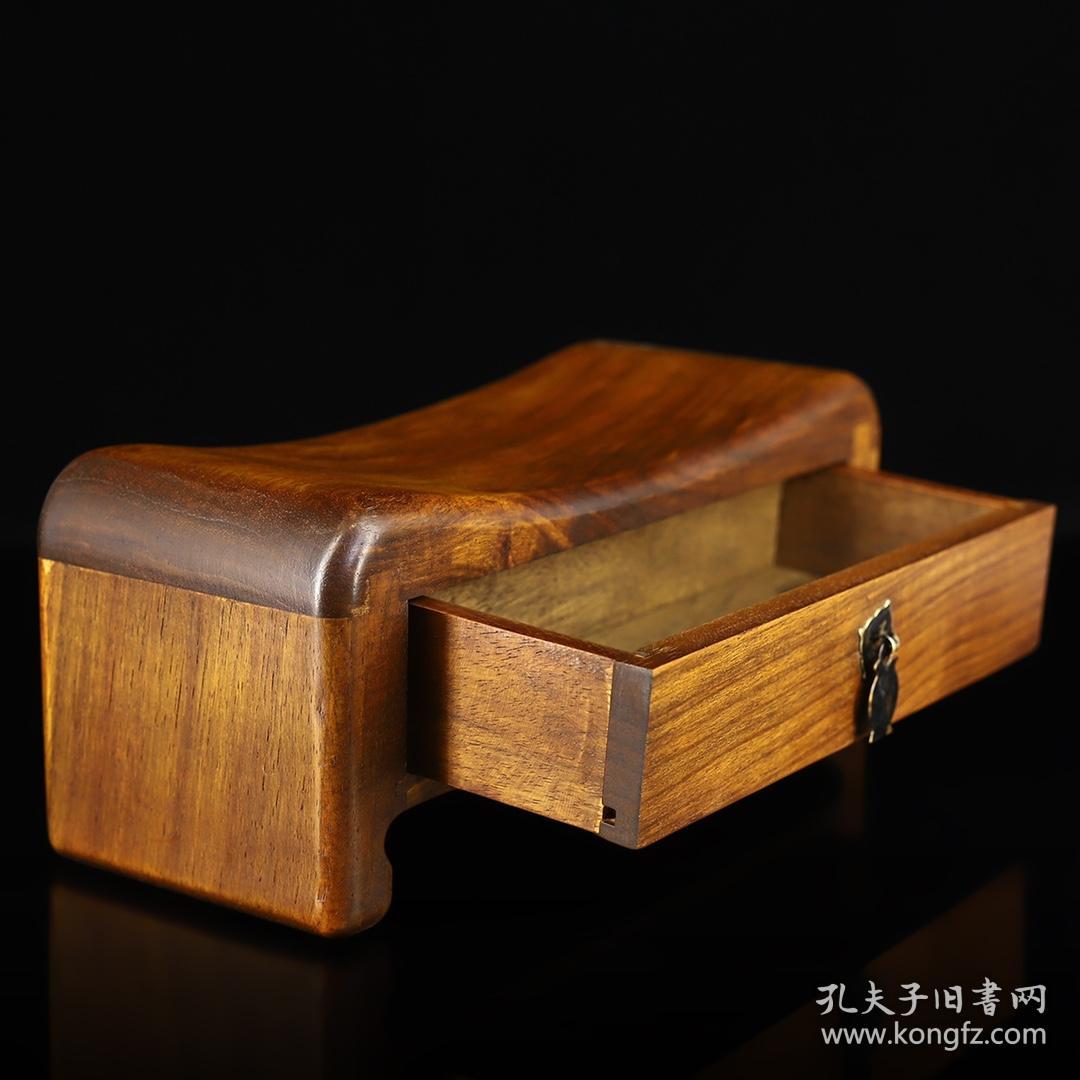 花梨木机关枕头盒