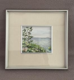 日本水彩画/风景画【热海细川】