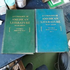 ANTHOLOGY OF AMERICAN LITERATURE  1 2 (美国文学选 第1,2卷)二册合售