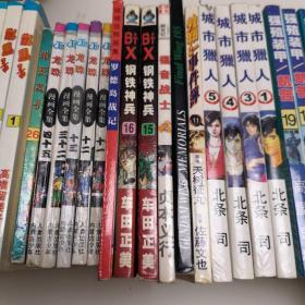 城市猎人（1，3-5），金田一少年之事件簿11，GUNDAM  WING  MEMORIALS，福音战士2，罗德岛战记，灌篮高手26，乱马1/2（1-38册，缺28、29、35册3本）44本合售   乱马二分之一全    小人书   童书   漫画书
