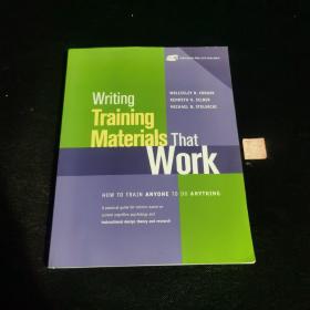 WritingTrainingMaterialsThatWork:HowtoTrainAnyonetoDoAnything