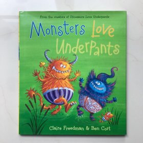Monsters Love Underpants   英文繪本  精裝繪本