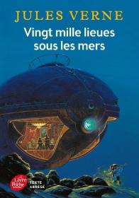 法语原版 海底两万里-缩略版 法语初学阅读  儒勒·凡尔纳科幻经典 法国文学 Vingt mille lieues sous les mers Jules Verne