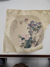 绢本，草虫
