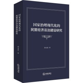 国家治理现代化的民营经济法治建设研究 9787519732387 胡戎恩 法律出版社