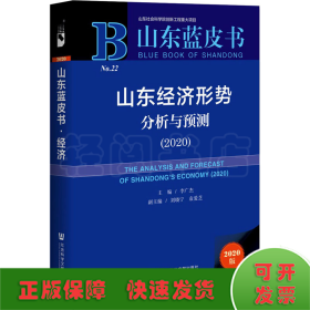 山东经济形势分析与预测(2020) 2020版