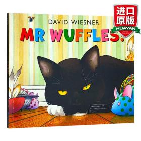 英文原版 Mr Wuffles! 黑猫大战外星人 2014年凯迪克银奖绘本 大卫威斯纳 David Wiesner 英文版 进口英语原版书籍