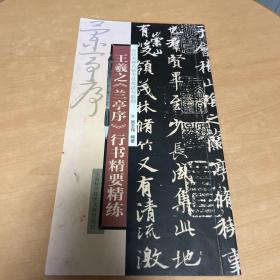 历代名碑名帖书法技法与临创：王羲之《兰亭序》行书精要精练