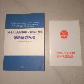 《中华人民共和国残疾人保障法》修改课题研究报告+中华人民共和国残疾人保障法