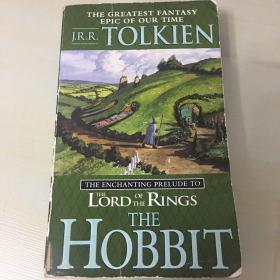 The Hobbit（英语原版，托尔金代表作《霍比特人》，1982年美国出版，同名经典电影原著，Bantam Books经典系列之一，前附插图）