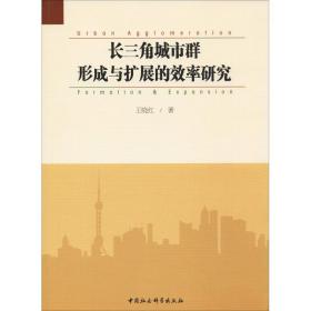 新华正版 长三角城市群形成与扩展的效率研究 王晓红 9787520330596 中国社会科学出版社 2019-05-01