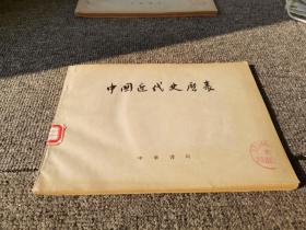 中国近代史历表