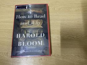 （初版）How to Read and Why 布鲁姆《如何读，为什么读》英文原版，尽得其妙读 西方正典，精装。黄灿然：一位大作家式的批评家。