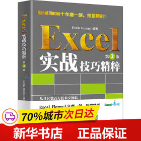 保正版！Excel实战技巧精粹 第2版9787301314012北京大学出版社ExcelHome
