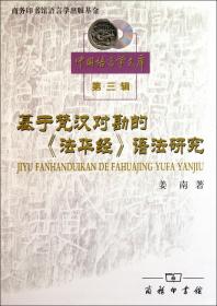 全新正版 基于梵汉对勘的法华经语法研究/中国语言学文库 姜南 9787100083966 商务