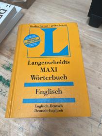 Langenscheidts MAXI Wörterbuch Englisch