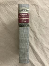经典俱乐部：John Locke :On Politics and Education  大哲学家 约翰·洛克 论政治与教育，包括 代表作《论宽容的一封信》《政府论》《教育漫话》，布面精装