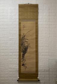 日本画兰大家 山县素空《空谷幽兰图》
山县 伊三郎(やまがた いさぶろう、1858年2月6日(安政4年12月23日) - 1927年(昭和2年)9月24日)日本明治、大正时期官僚、政治家、华族。正二位·勋一等·公爵。旧姓胜津，是日本元老山县有朋的外甥和养子。