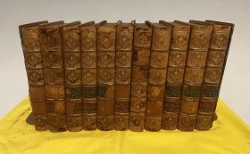【稀见】【The Works of Beaumont and Fletcher】“弗朗西斯·博蒙特先生和约翰·弗莱彻先生的作品”1839年出版（11卷全）