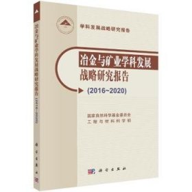 冶金与矿业学科发展战略研究报告：2016-2020