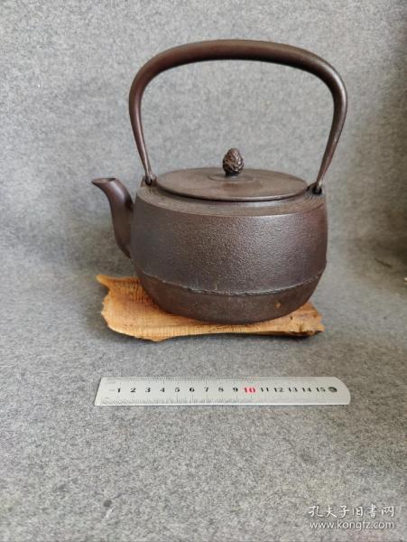 日本鐵壺 茶道具 松果摘