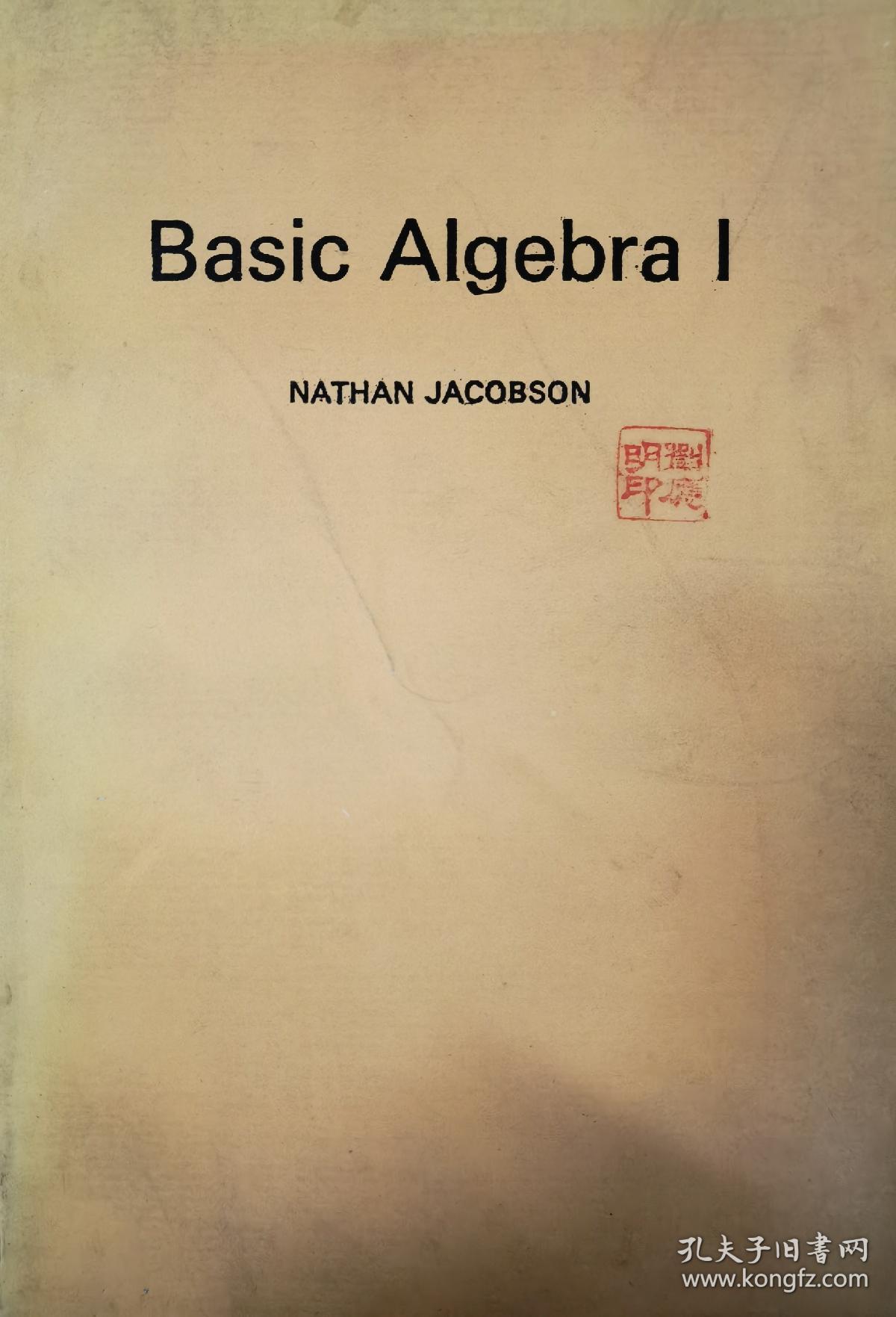 Basic algebra i nathan jacobson 