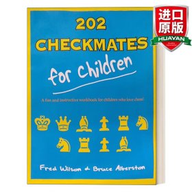 英文原版 202 Checkmates for Children  202個 兒童國際象棋謎題 英文版 進口英語原版書籍