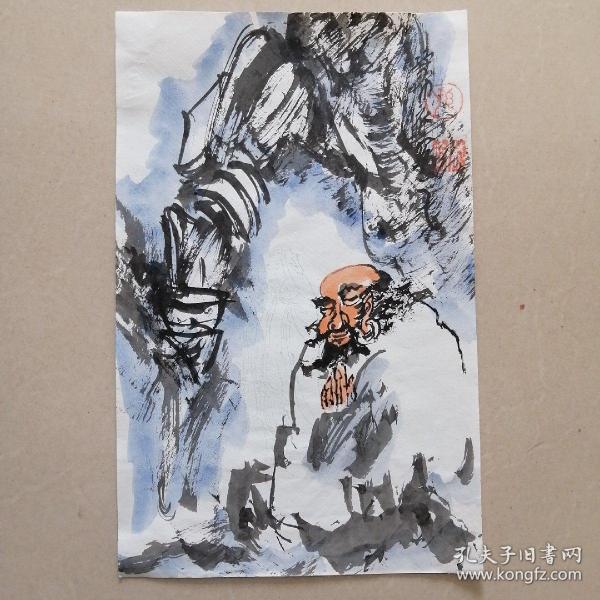 451国画精品 面壁思过