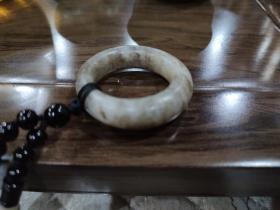 明代大开门的玉环（袈裟或巾环），开门到代，带水银沁！