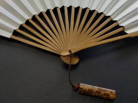 李少杰,扇骨,小云书法 心经 折扇文玩￥7000.