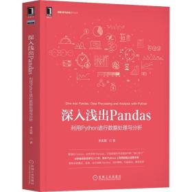 深入浅出Pandas 利用Python进行数据处理与分析李庆辉机械工业出版社