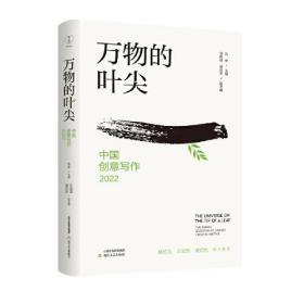 新华正版 万物的叶尖 中国创意写作 2022 肖水 9787537866248 北岳文艺出版社