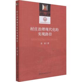 新华正版 村庄治理现代化的实现路径 杜姣 9787520385848 中国社会科学出版社